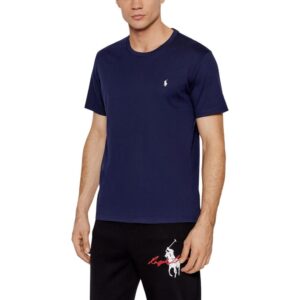 Smart Blue Cotton T-Shirt designed by Ralph Lauren