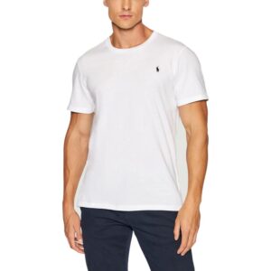 Casual White Cotton T-Shirt designed by Ralph Lauren