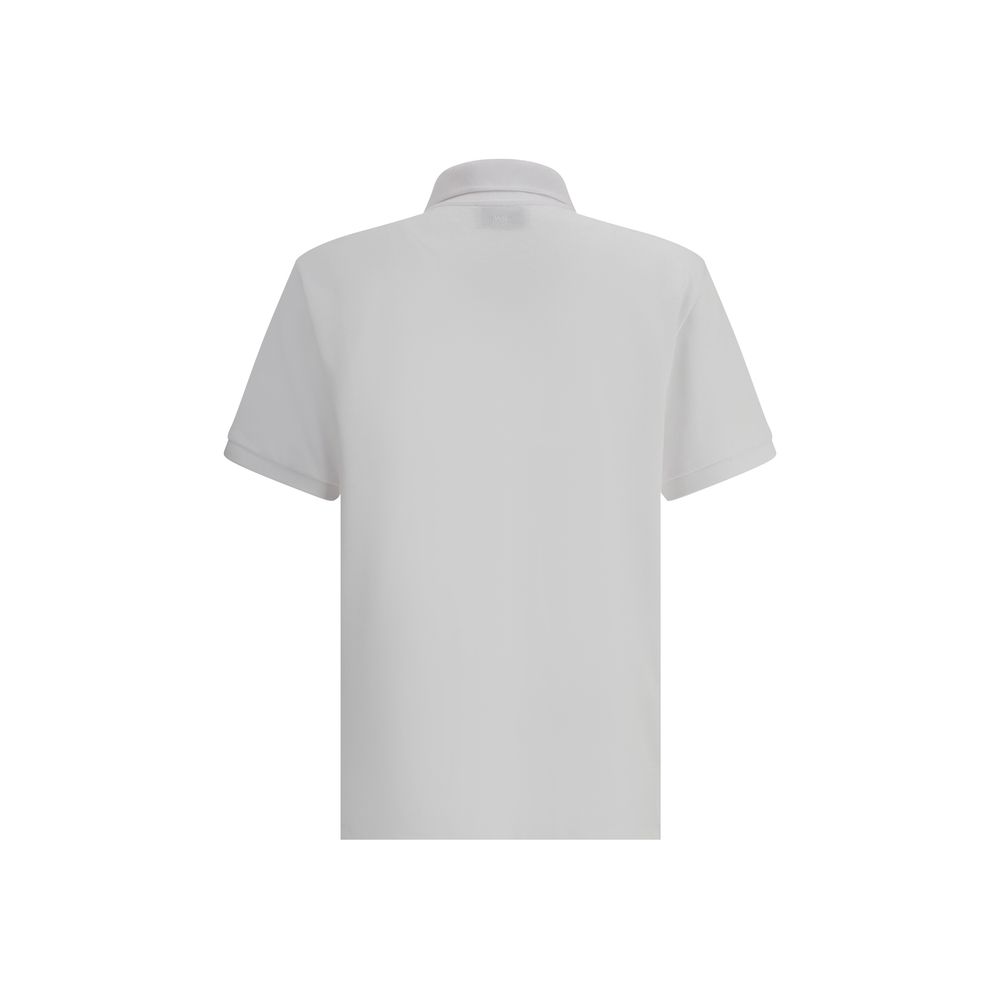 Stylish White Soft Cotton Polo Shirt designed by Ami Paris - Image 2