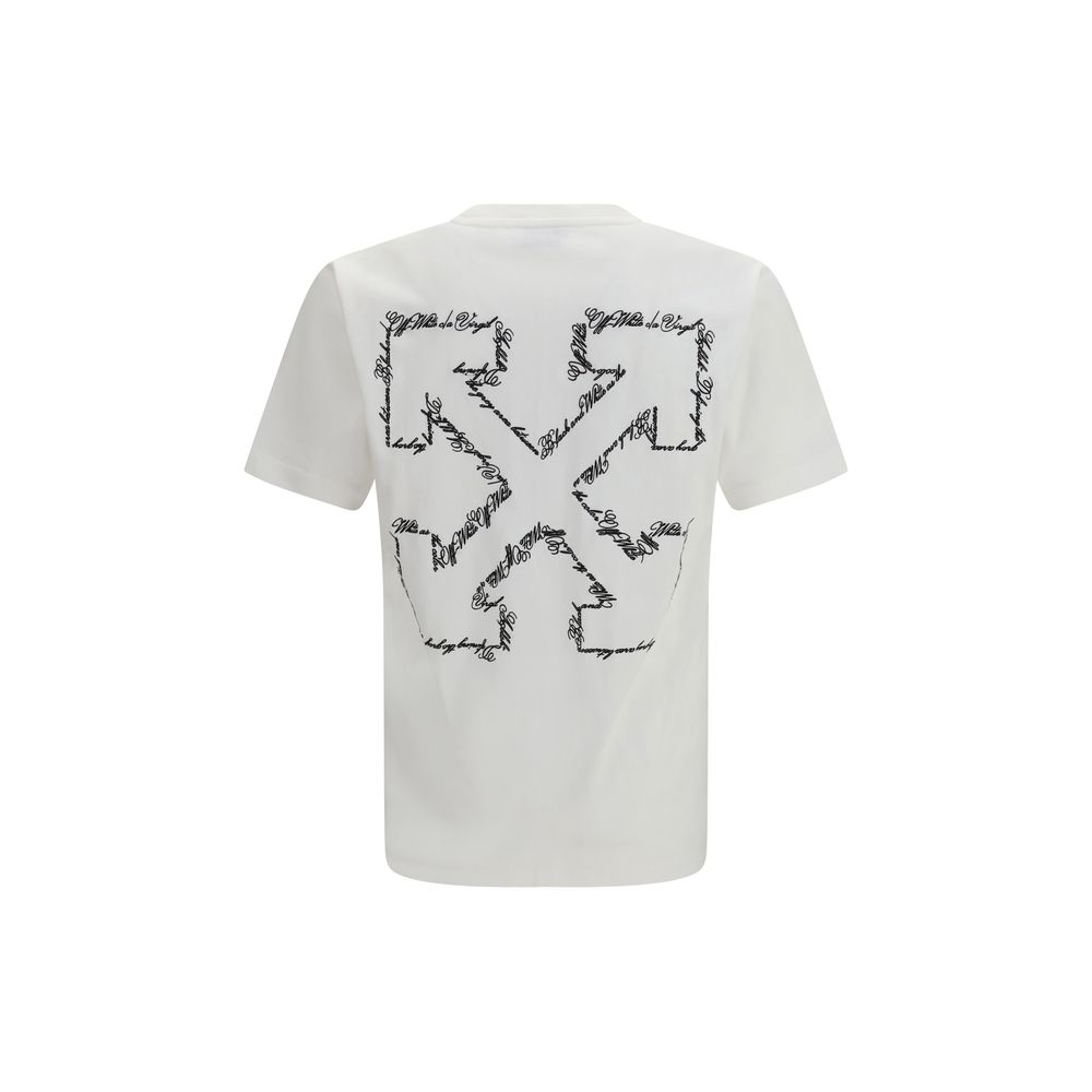Stylish White Soft Cotton T-Shirt designed by Off-White - Image 2