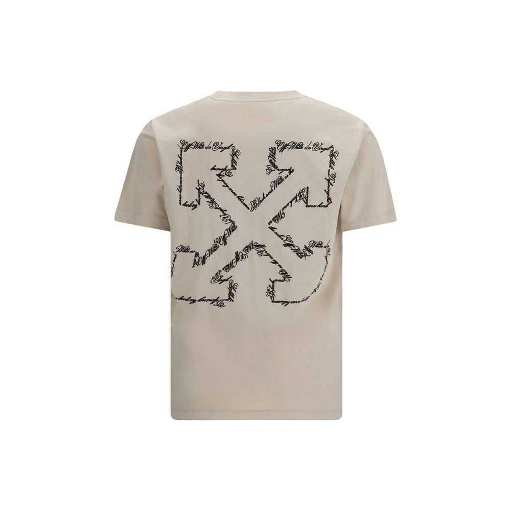 Classic Beige Cotton T-Shirt designed by Off-White - Image 2