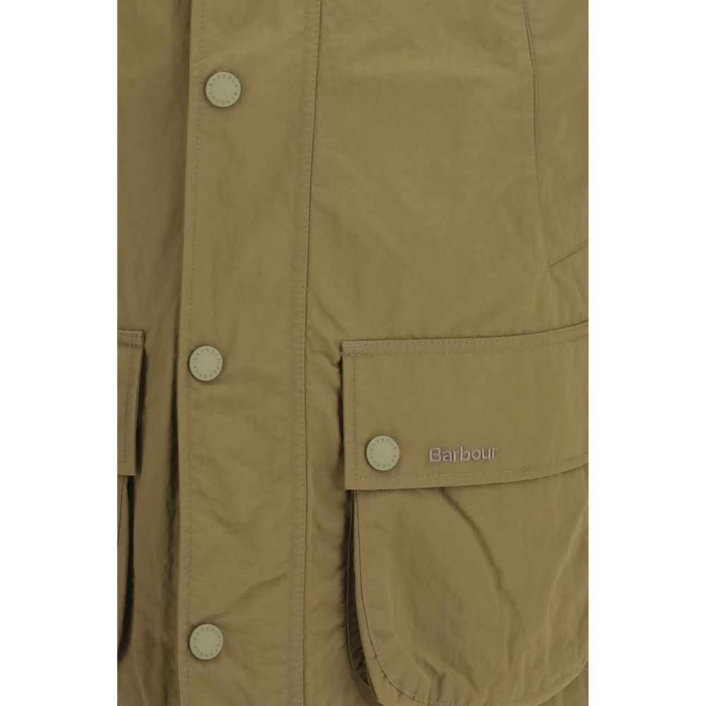 Stylish Beige Ashby Rain Jacket designed by Barbour - Image 3