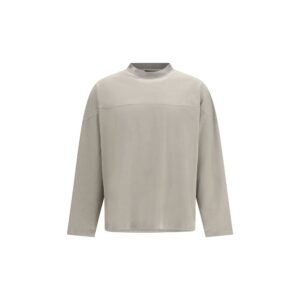 Casual Gray Cotton Long Sleeve T-Shirt designed by Jacquemus