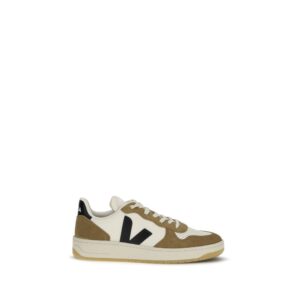 Stylish Leather V-10 Low Top Sneakers designed by Veja