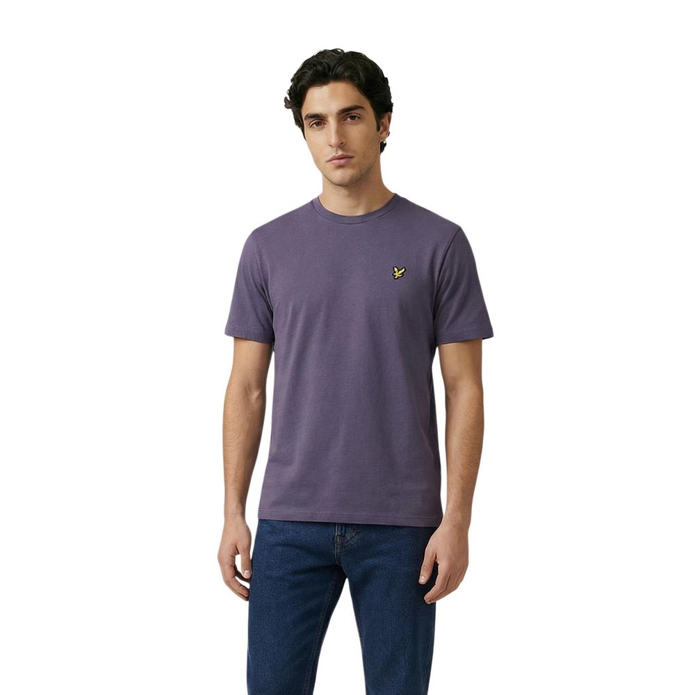 Classic Purple Cotton T-Shirt designed by Lyle&Scott