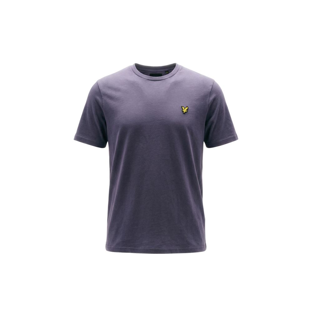 Classic Purple Cotton T-Shirt designed by Lyle&Scott - Image 2