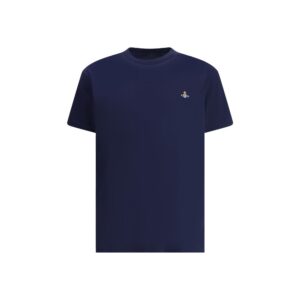 Trendy Blue Soft Cotton T-Shirt designed by Vivienne Westwood
