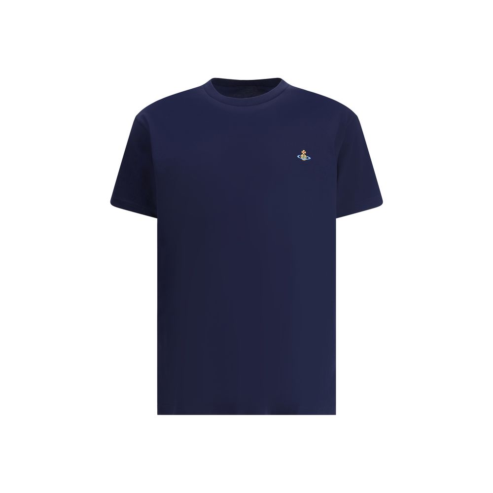 Trendy Blue Soft Cotton T-Shirt designed by Vivienne Westwood