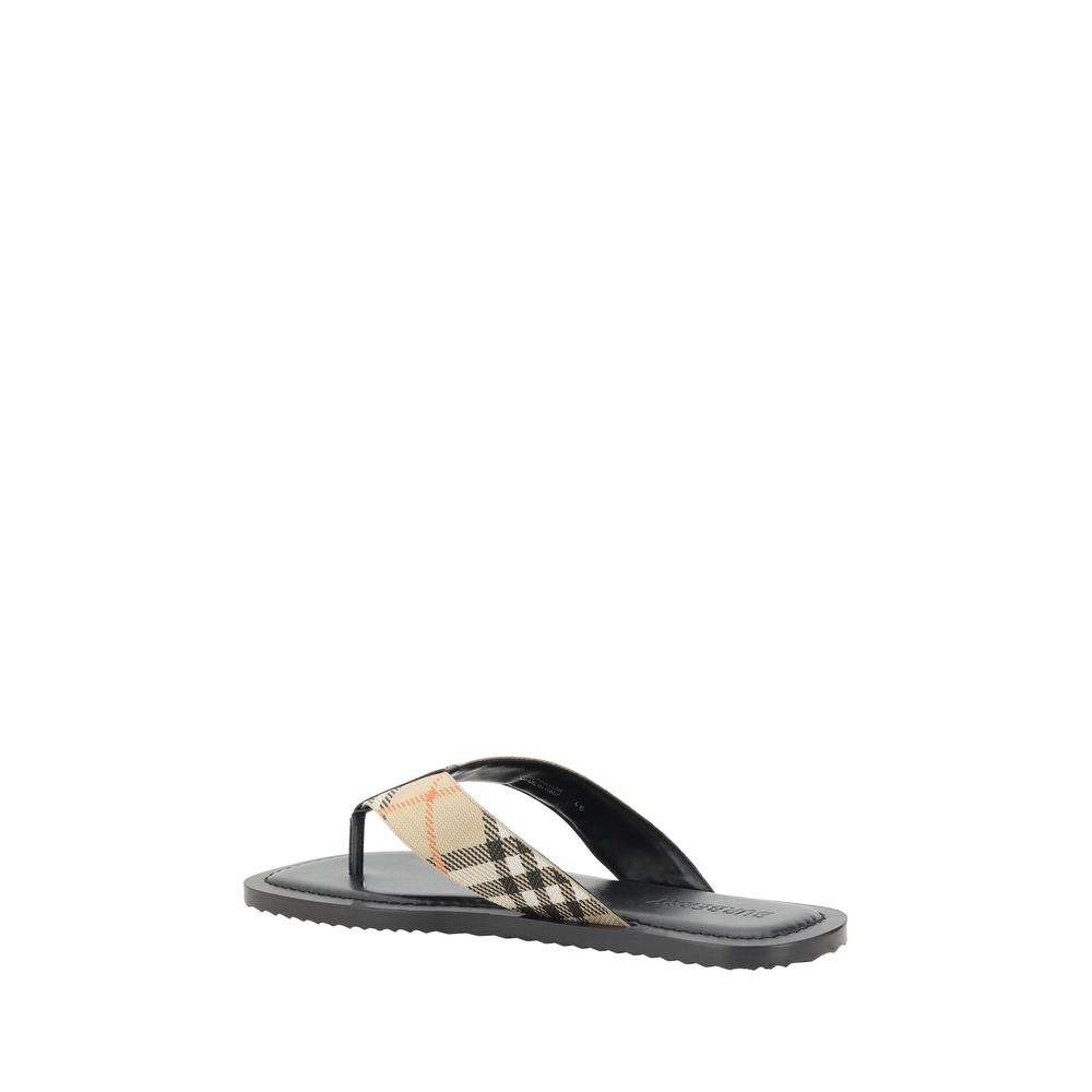 Stylish Multicolor Flip-Flop Sandals designed by Burberry - Image 3