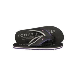 Nero Poliestere Men Ciabatta designed by Tommy Hilfiger