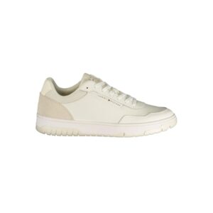 Stylish White Low Top Mens Sneakers designed by Tommy Hilfiger