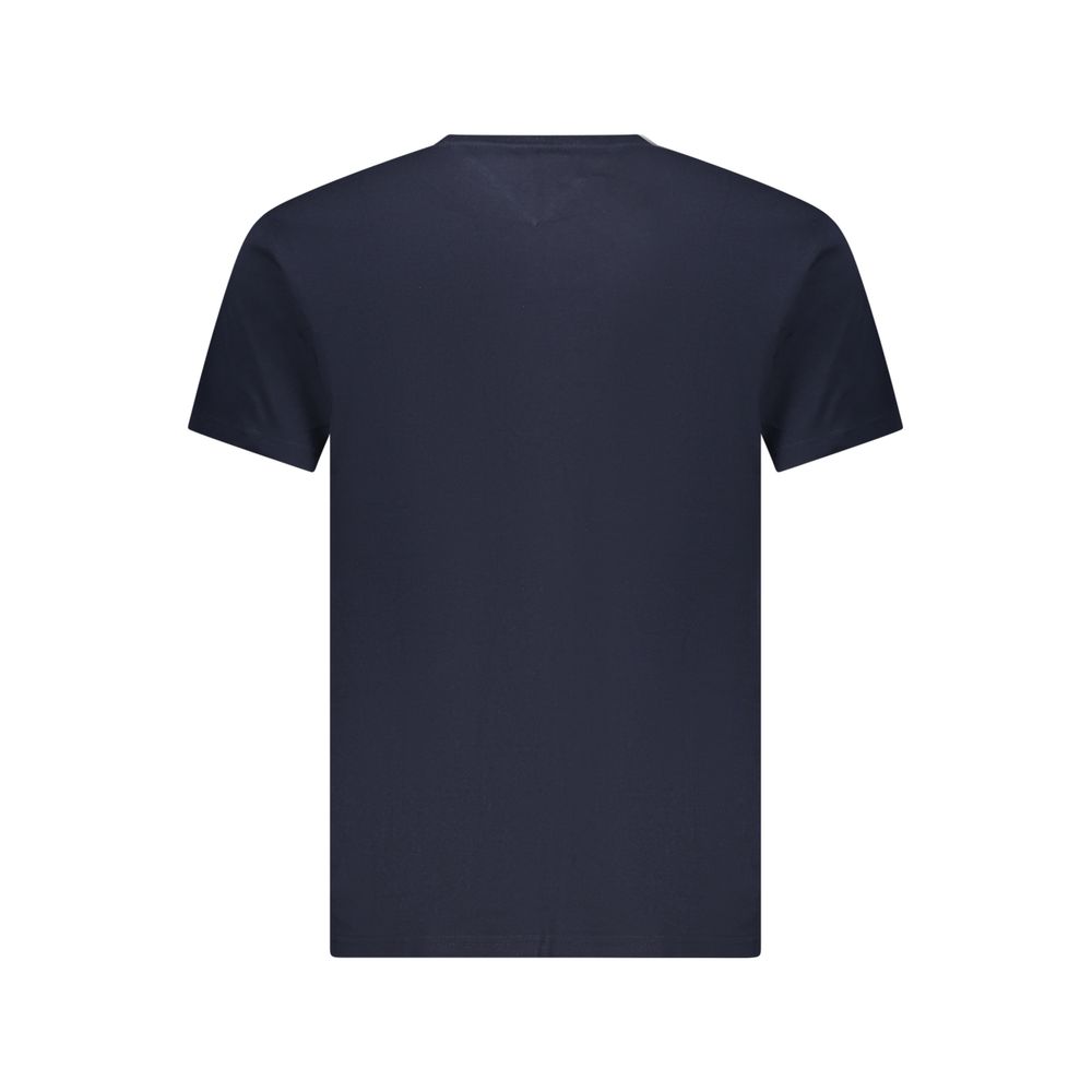 Blue Cotton Men's T-Shirt - Image 2