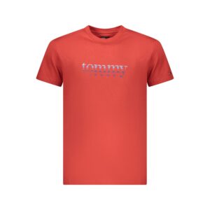 Red Cotton Mens T-Shirt