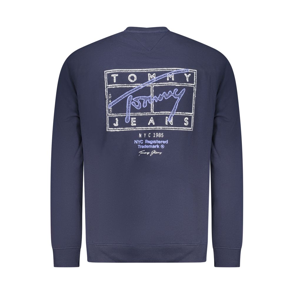 Blue Cotton Men Sweatshirt - Image 2