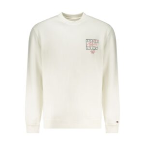 White Cotton Men's Sweatshirt