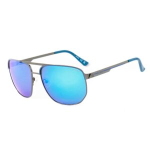 Chic Gray Metal Sunglasses designed by Guess