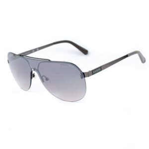Trendy Gray Metal Sunglasses designed by Guess