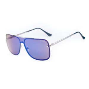 Chic Gray Metal Sunglasses designed by Guess