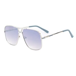 Stylish Gray Metal Sunglasses designed by Guess