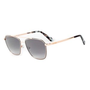 Trendy Gold Metal Sunglasses designed by Guess