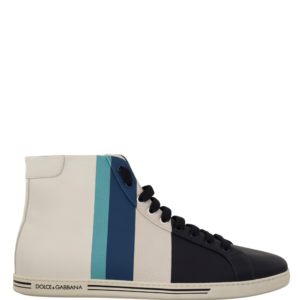 Multicolor Leather Mid Top Sneakers by Dolce&Gabbana