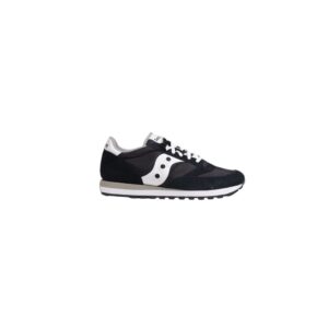 Black Suede Leather Low Top Sneakers designed by Saucony