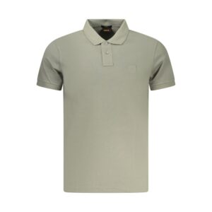 Smart Verde Cotton Men Polo T-Shirt designed by Hugo Boss