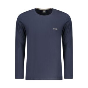 Blue Cotton Men's T-Shirt