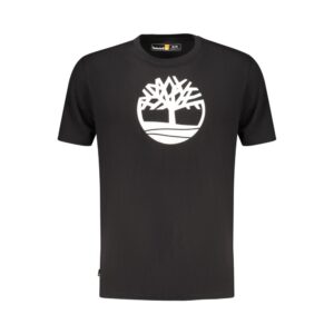 Black Cotton Men's T-Shirt