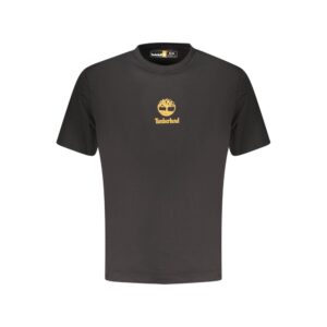 Black Cotton Men's T-Shirt