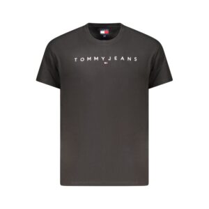 Black Cotton Mens T-Shirt
