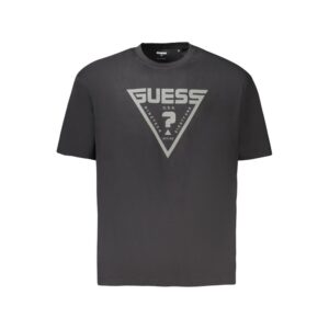 Black Cotton Men's T-Shirt