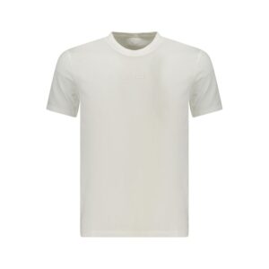 White Cotton Men T-Shirt