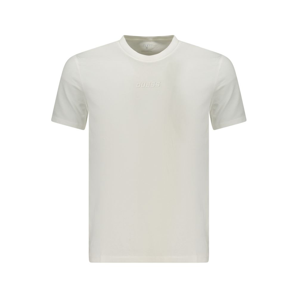 White Cotton Men T-Shirt