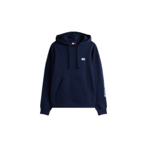 Blue Recycled Cotton Hoodie