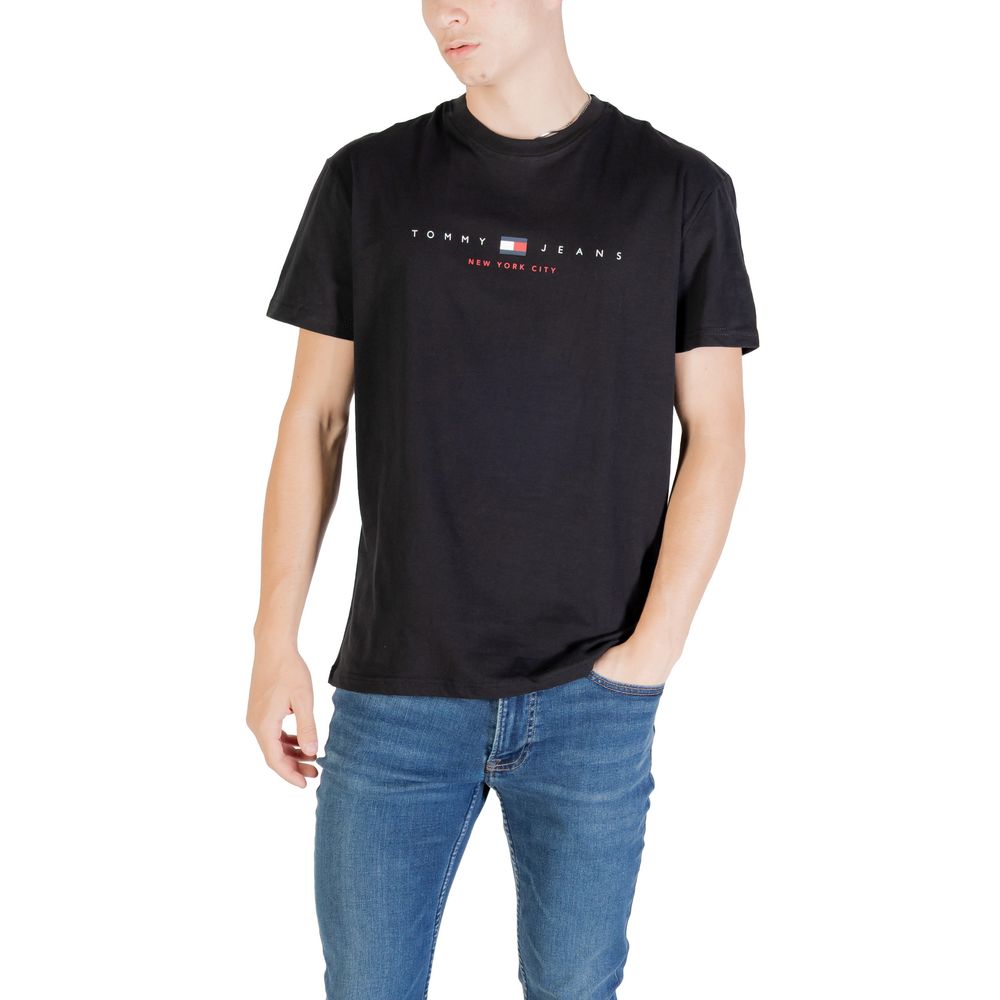 Black Recycled Cotton T-Shirt - Image 5