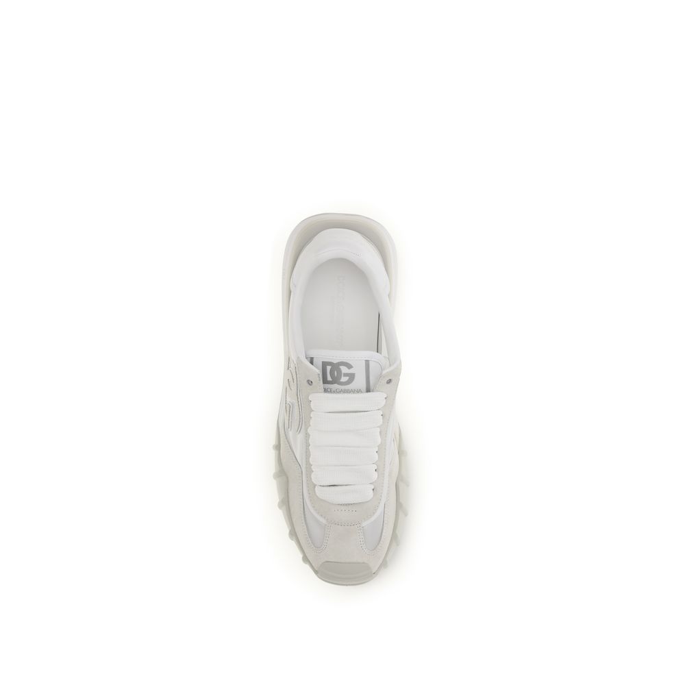 White Calf Leather Bos Taurus Athletic Sneakers - Image 4