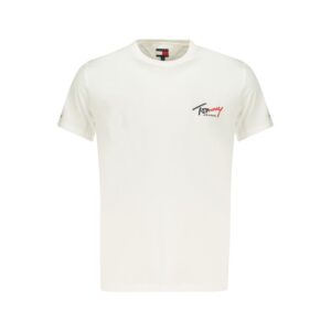 White Cotton Men T-Shirt
