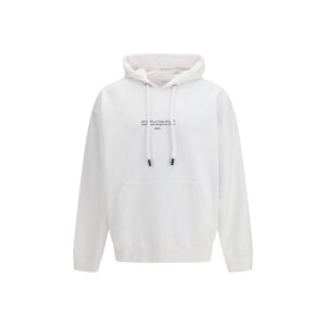 Chic White Cotton Skate Hoodie designed by Off-White