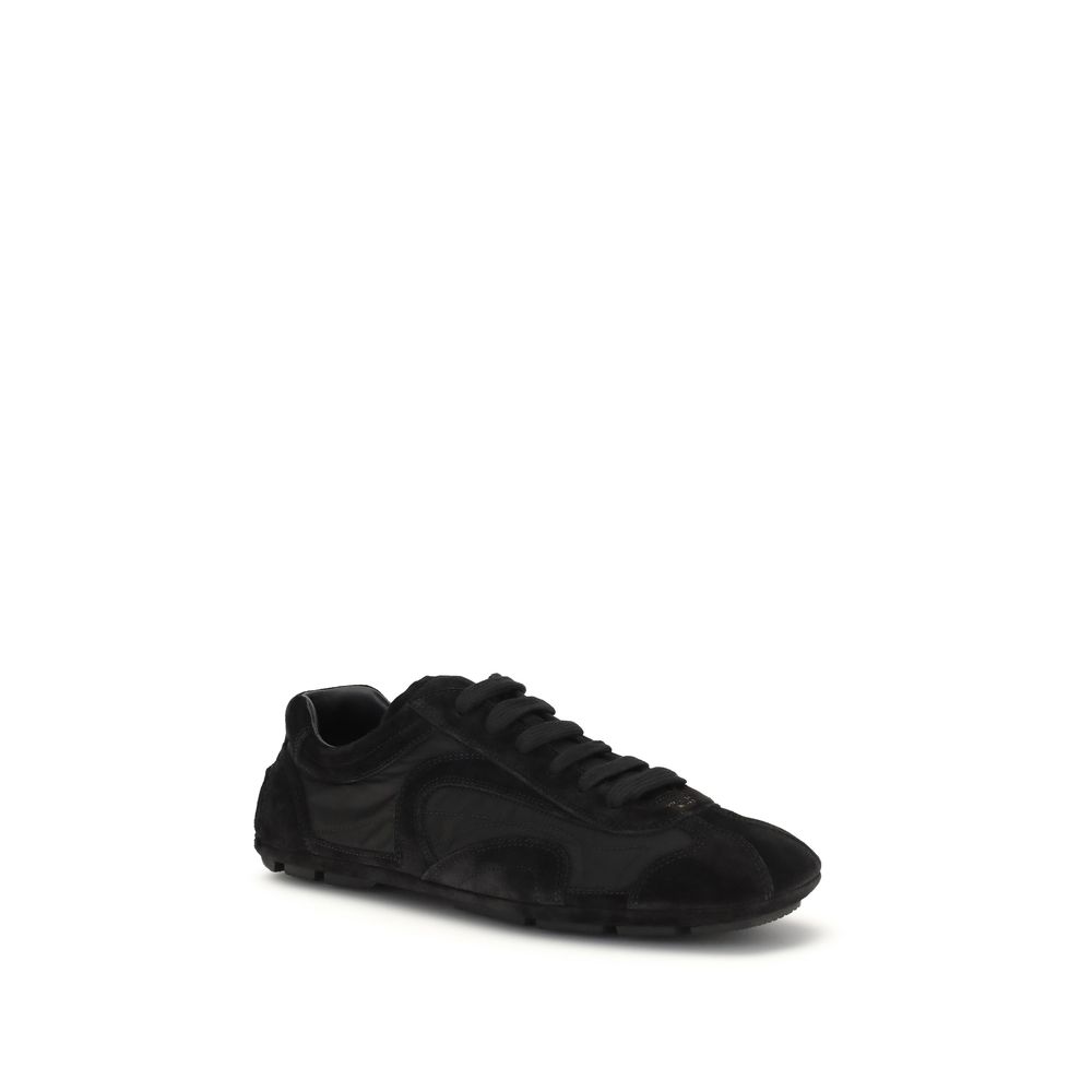 Black Calf Leather Bos Taurus Athletic Sneakers - Image 2