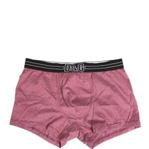 Pink Logo Cotton Boxer Underwear designed by Dolce&Gabbana