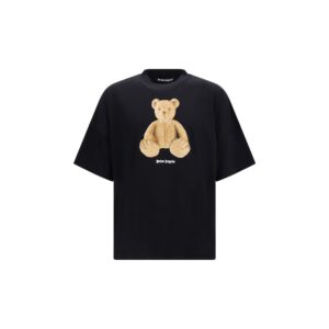 Original Black Cotton Bear T-Shirt designed by Palm Angels