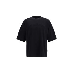 Trendy Black Cotton Double Layer T-Shirt designed by Palm Angels