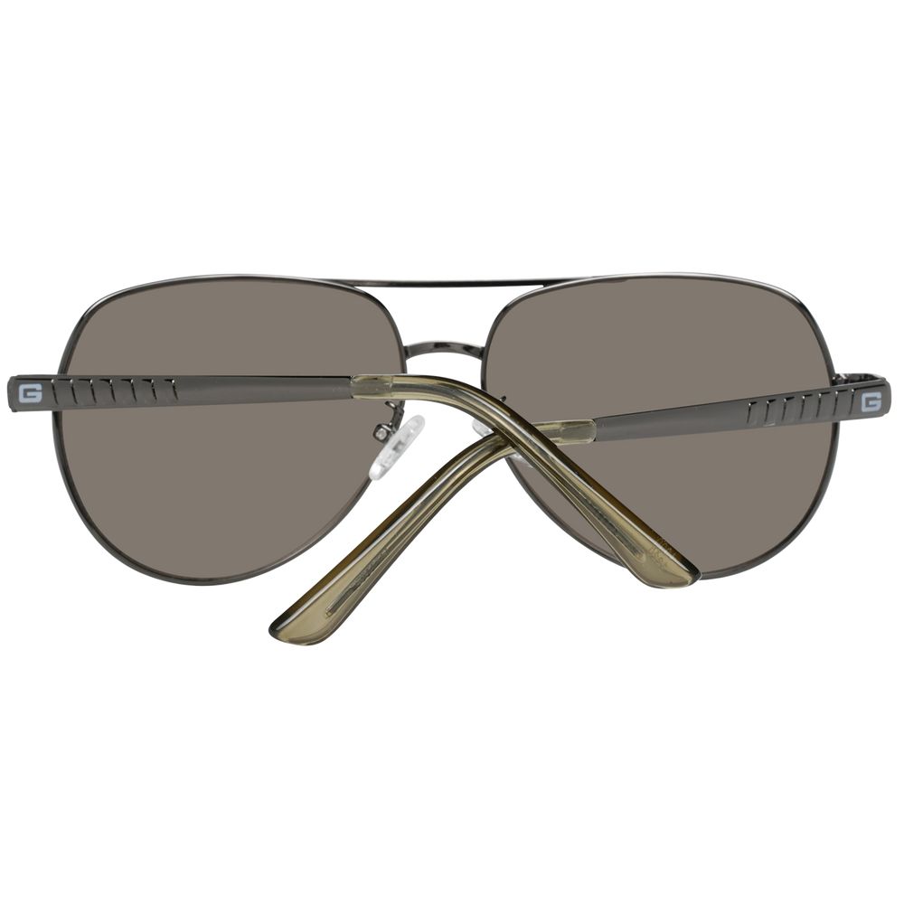 Gray Metal Sunglasses - Image 3