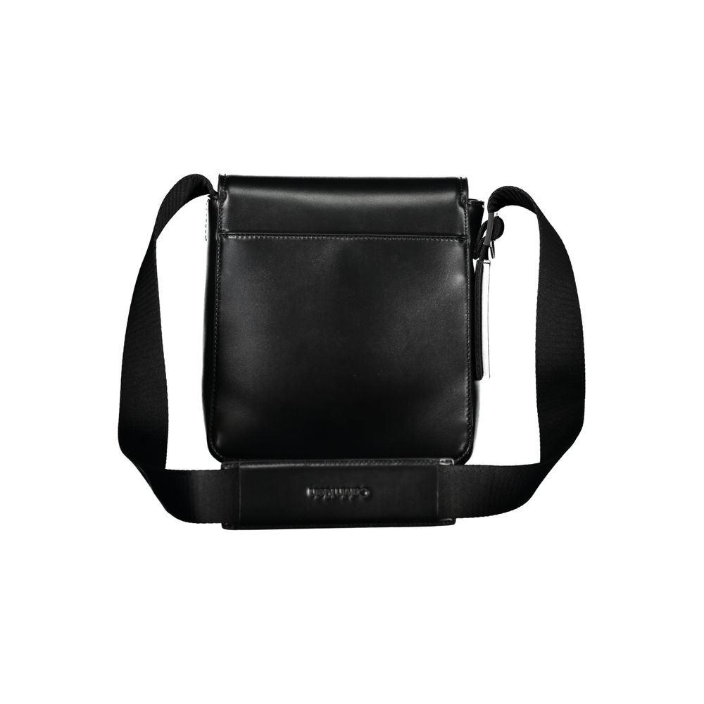 Black Polyester Men Shoulder Bag - Image 2