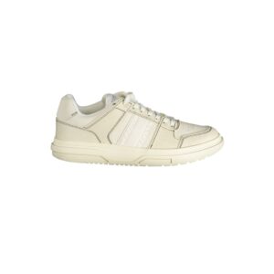 Trendy White Low Top Men Sneaker designed by Tommy Hilfiger