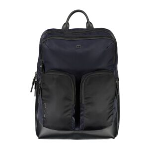 Blue Polyurethane Men's Backpack designed by Tommy Hilfiger