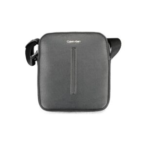 Black Polyester Men's Shoulder Bag