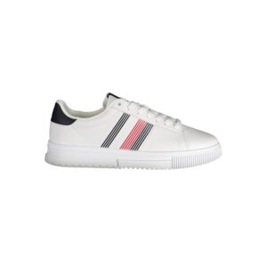 Classic White Low Top Men Sneaker designed by Tommy Hilfiger