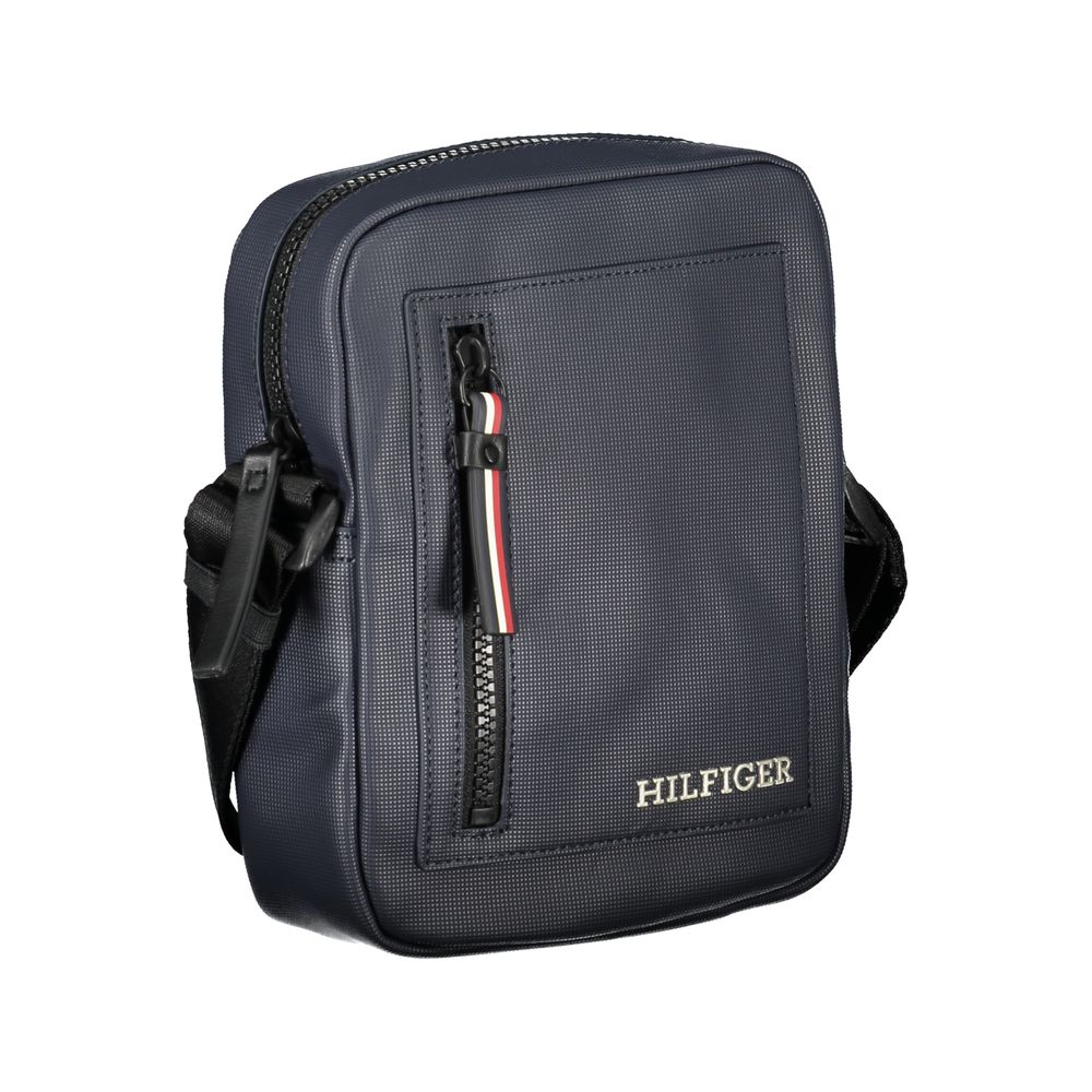 Blu Poliuretano Men's Shoulder Bag - Image 3